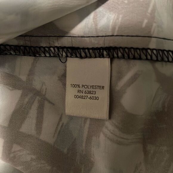 Christopher & Banks Womens Multicolor Abstract Full Zip Jacket - Picture 8 of 8